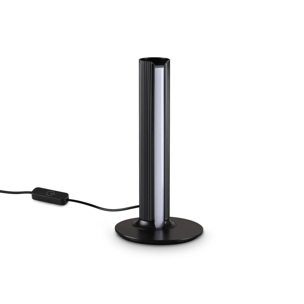 Lampada Da Tavolo Dorica 1 Luce Led Integrato Nero