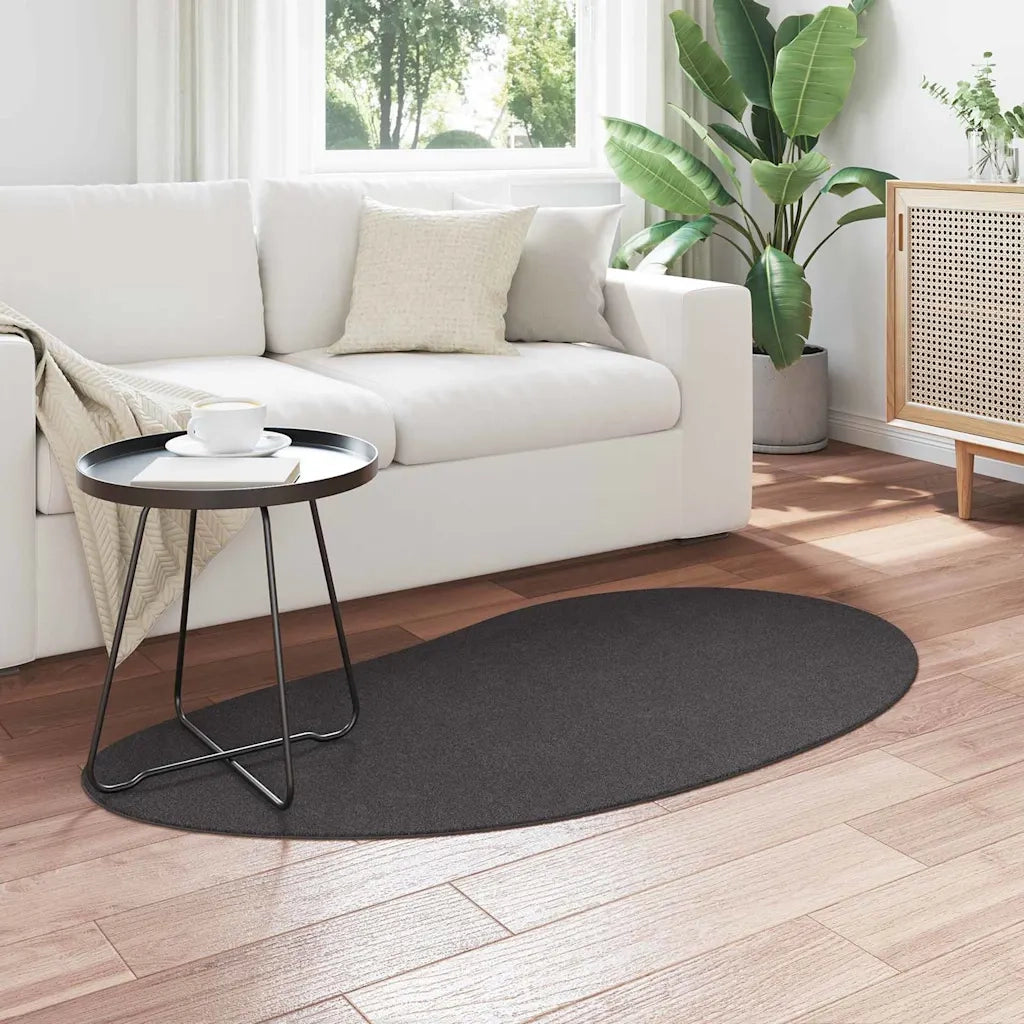Tappeti per area HUARTE Antracite 80 x 150 cm Poliestere 4103705