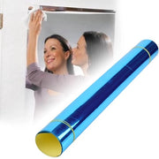 Sticker Specchio 50x100 cm - Autoadesivo - PVC - Per Parete/Porta/Finestra - Sicuro e Ambientalmente Piu' Sostenibile - Leggero 130 g - Sticker Specchio per Parete