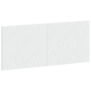 Testiera da Muro DELFT Bianco Legno ingegnerizzato 897185