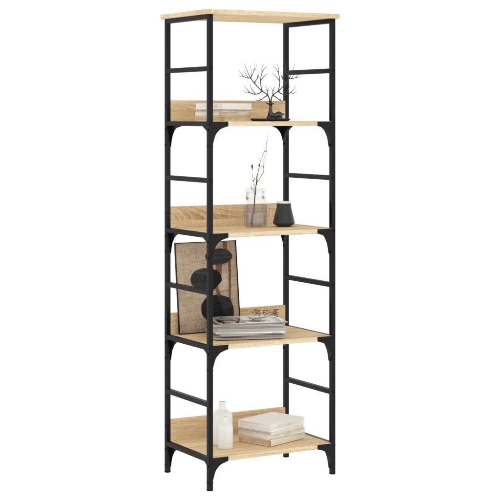 vidaXL Libreria Rovere Sonoma 50x33x153 cm in Legno Multistrato