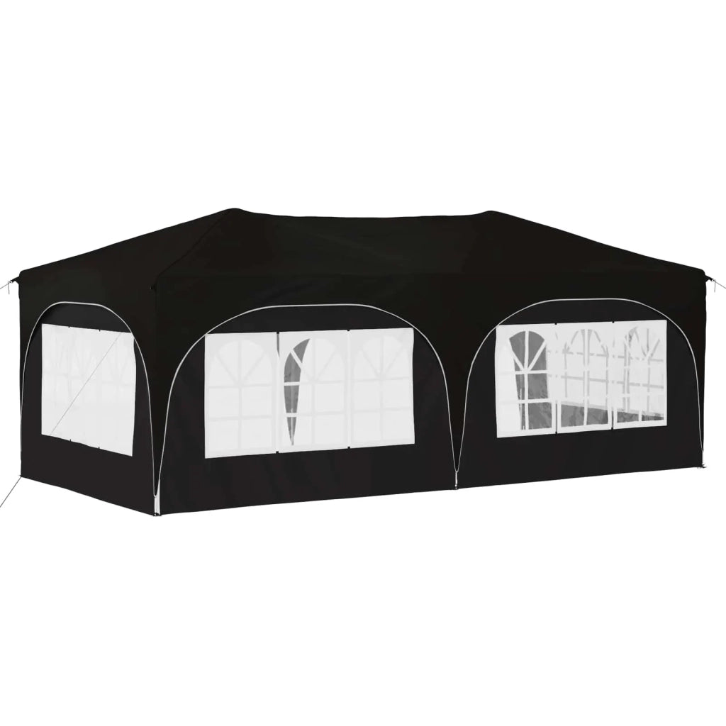 Tenda per feste a pop-up 575 x 288 x 245 cm Nero Tessuto Oxford