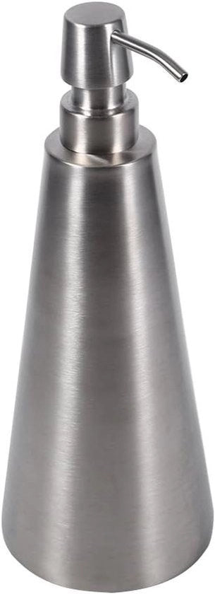 Dispensatore di sapone per bagno da contorno in acciaio inossidabile - 800 ml - Pompa in acciaio inossidabile - Accessorio utile