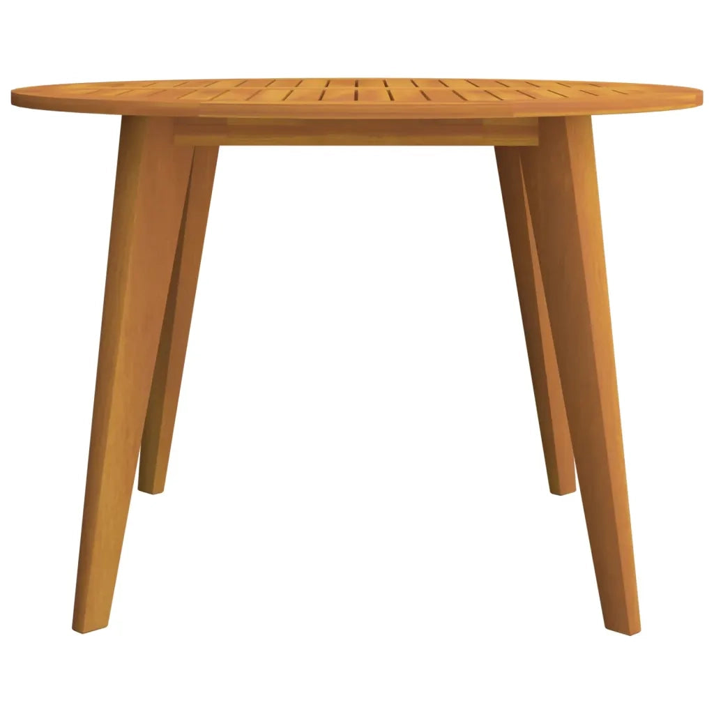 Tavolo da Giardino Ø110x75 cm in Legno Massello di Acacia 310301