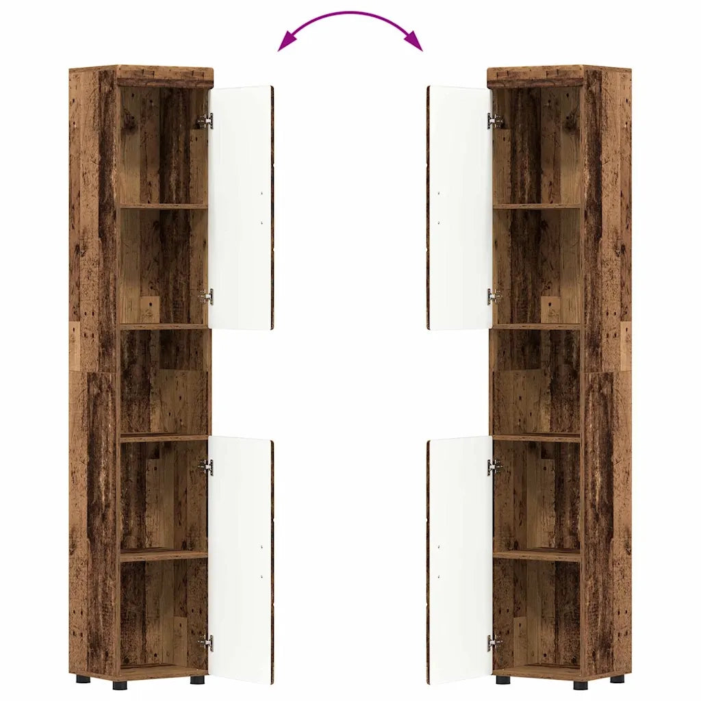 Set di mobili per il bagno TULUM 3 pcs Legno vecchio