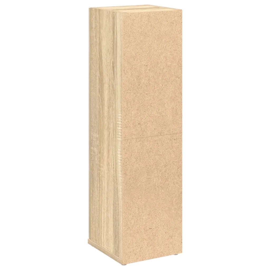 vidaXL Mobile da Bagno con Portarotolo Rovere Sonoma 20,5x22x72 cm