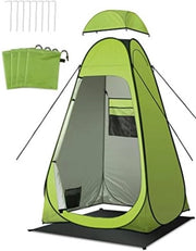 Tenda per il bagno - Tenda per l'accesso - Tenda WC - Tenda per la toilette - Camping - Verde Apple