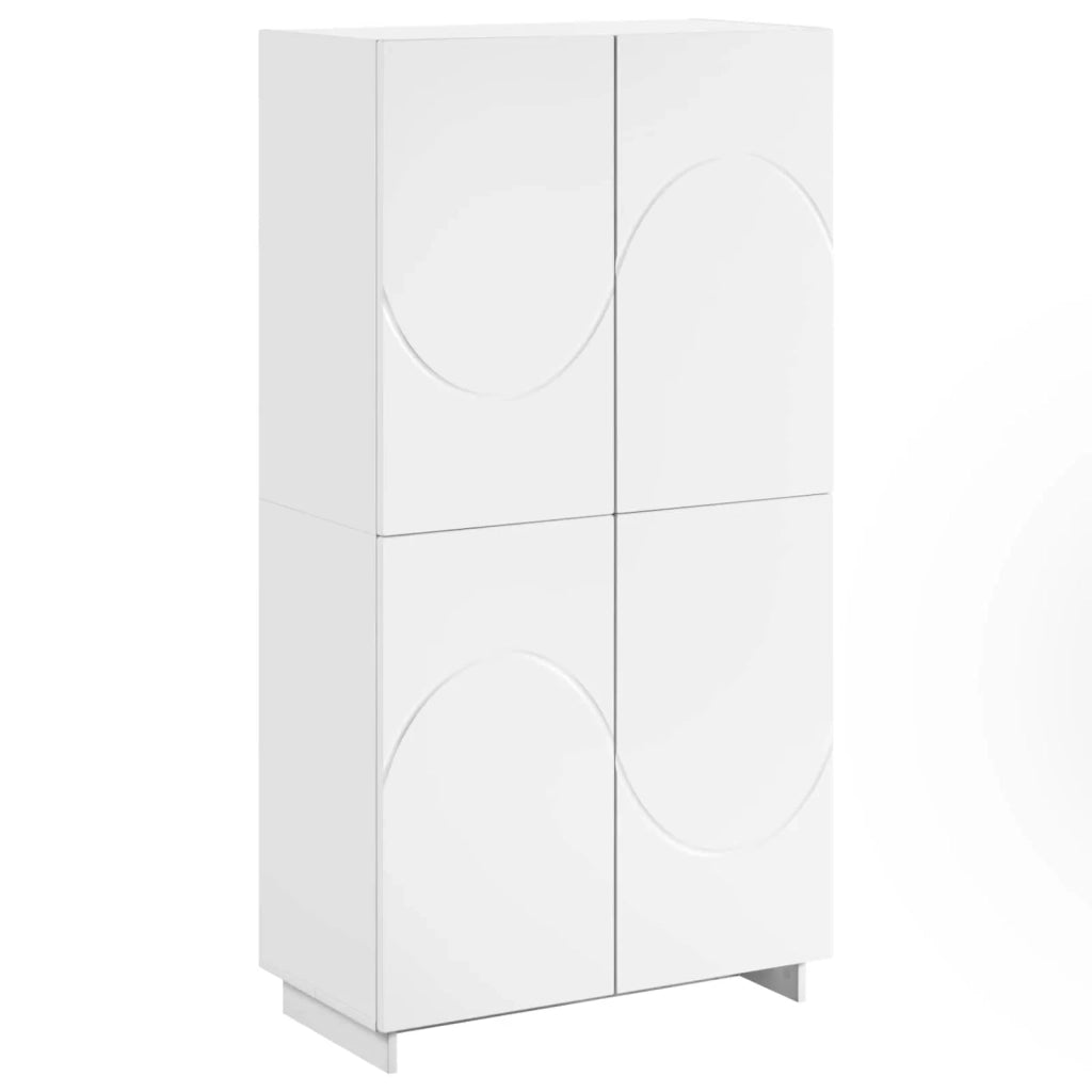 Credenza Bianco 79 x 41 x 151 cm Legno ingegnerizzato 3433109