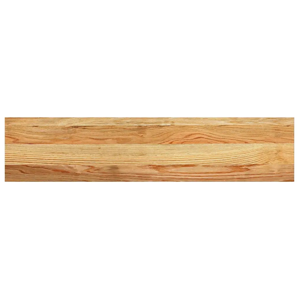Davanzali 2 pz Marrone Chiaro 90x20x2 cm Legno Massello Rovere 4009135