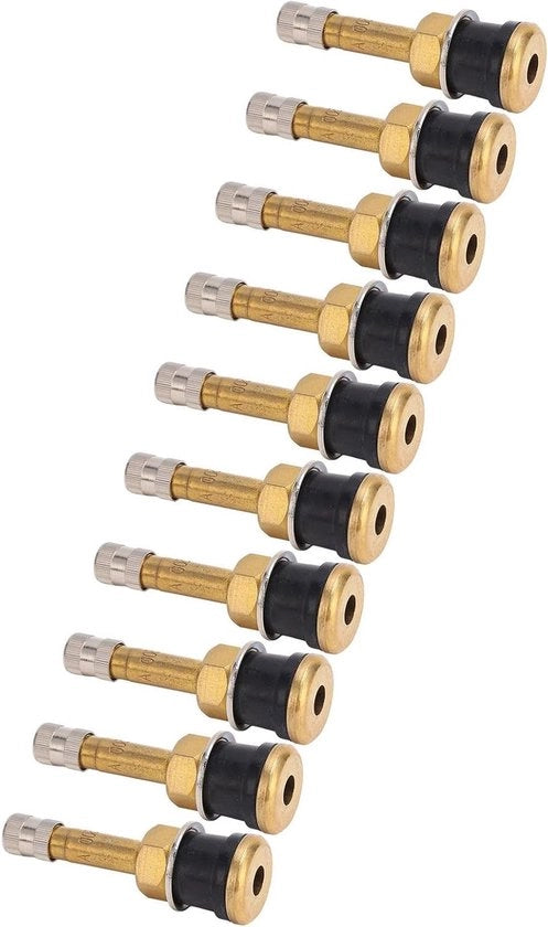 Viti di raccordo per pneumatici a tubo zero - 10 pezzi - grande formato - chiusura in viti per pneumatici a tubo zero - manopole a stantuffo