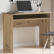 Scrivania Rovere Artigianale 90x50x74 cm in Legno Multistrato