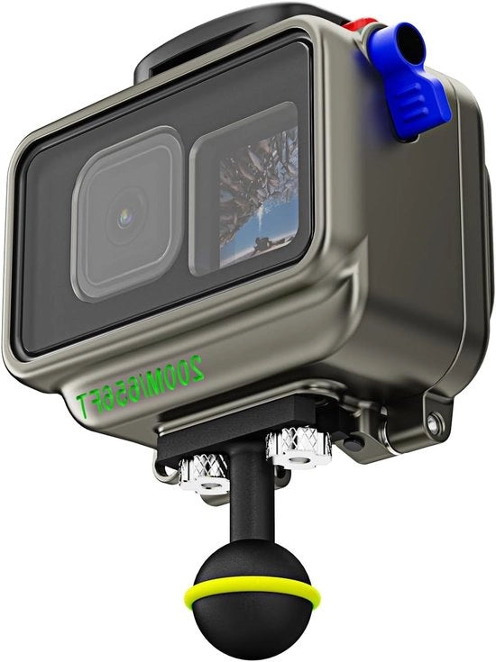 Case acqua per fotografia subacquea, adatto per GoPro 9-12, fino a 200m di profondità