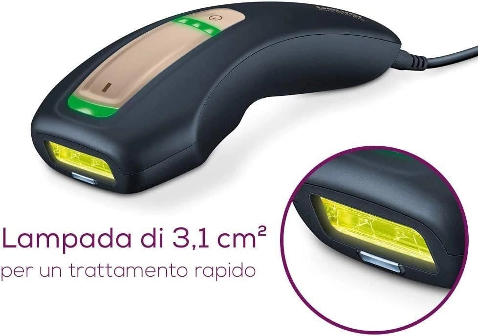 Beurer IPL PureSkin Pro 5800 Epilatore a Luce Pulsata Compatto con 600.000 Impulsi Luminosi