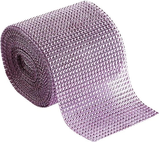 Banda decorativa con strass e cristallo - fasciatura a mesh con pietre cristalline - fascia decorativa - abbigliamento per la festa di fine anno - decorazione per il matrimonio - fascia con strass e cristallo - fascia glitter con pietre cristalline.