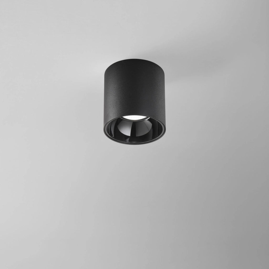 PLAFONIERA LED MIG NERA IN ACRILICO E ALLUMINIO 20W 2000LM 4000K ANTIABBAGLIAMENTO 11,4X11,4X11,5 CM