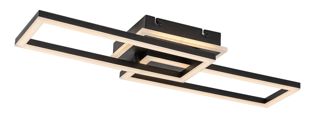 Plafoniera LED geometrica 30W 3000-6500K dimmer telecomando Ramin