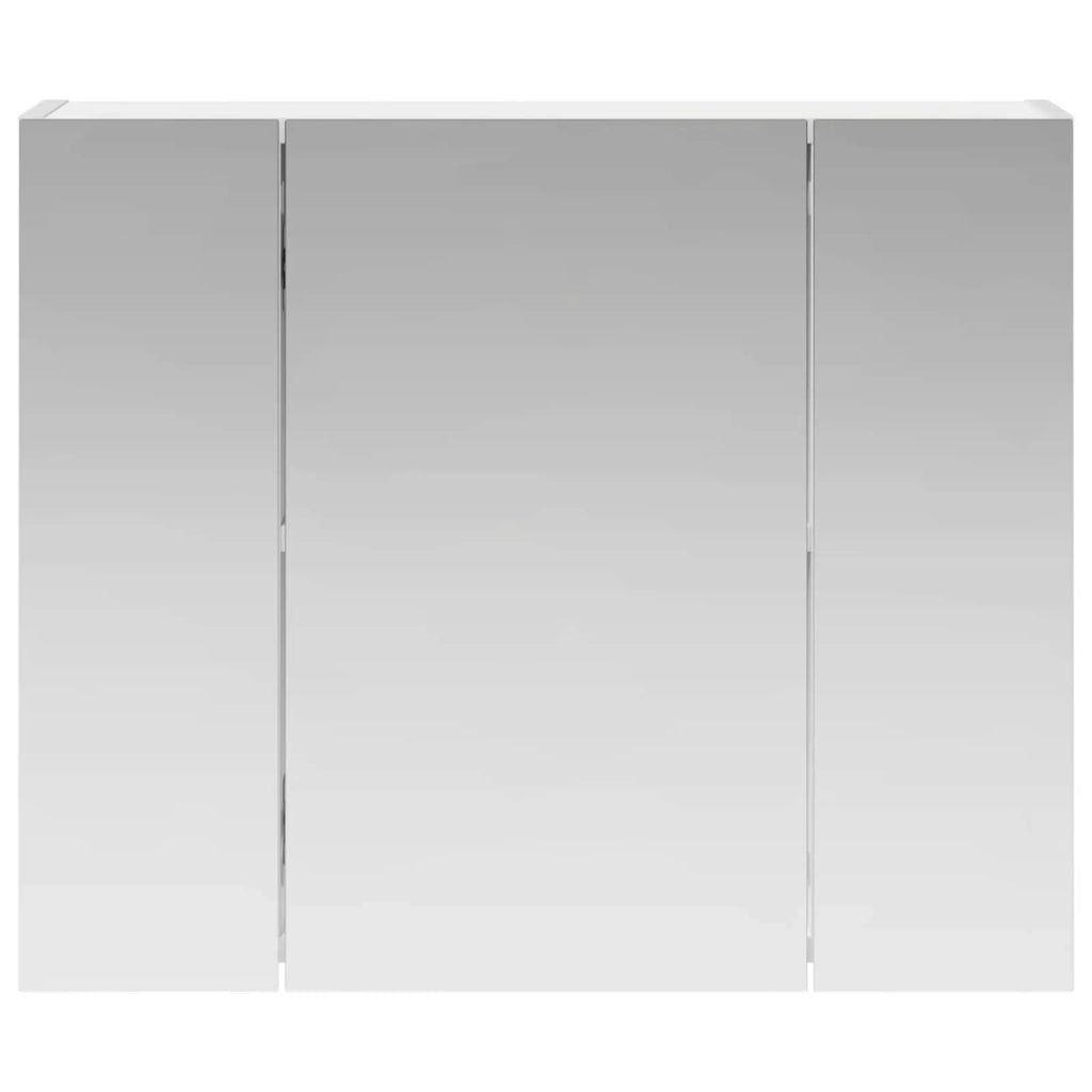 Mobiletto per specchio da bagno Bianco 60 x 14,5 x 50 cm