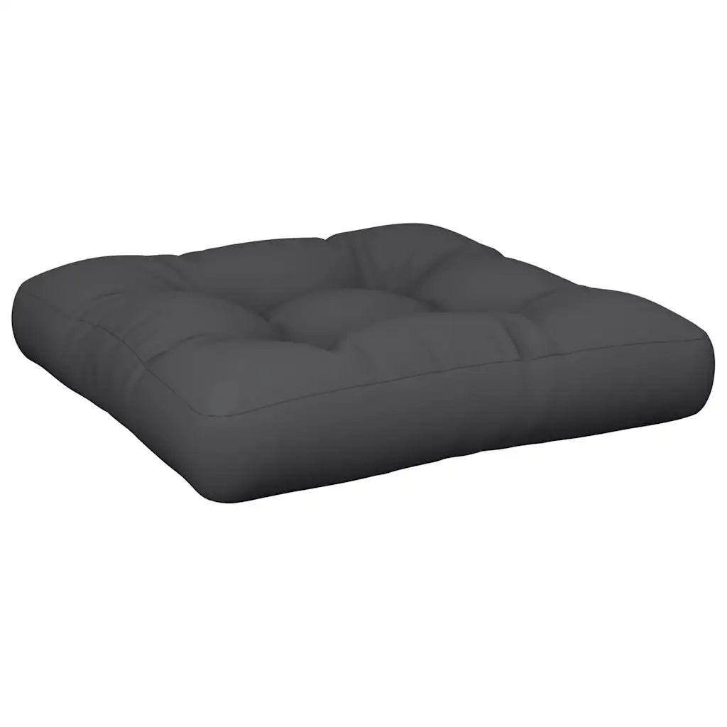 Cuscino per pallet | Cuscini per sedie Nero 60x60x12 cm in Tessuto