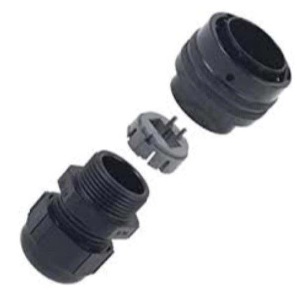 Spr  conn  push  pull  plug  idc-8 - 5700-371