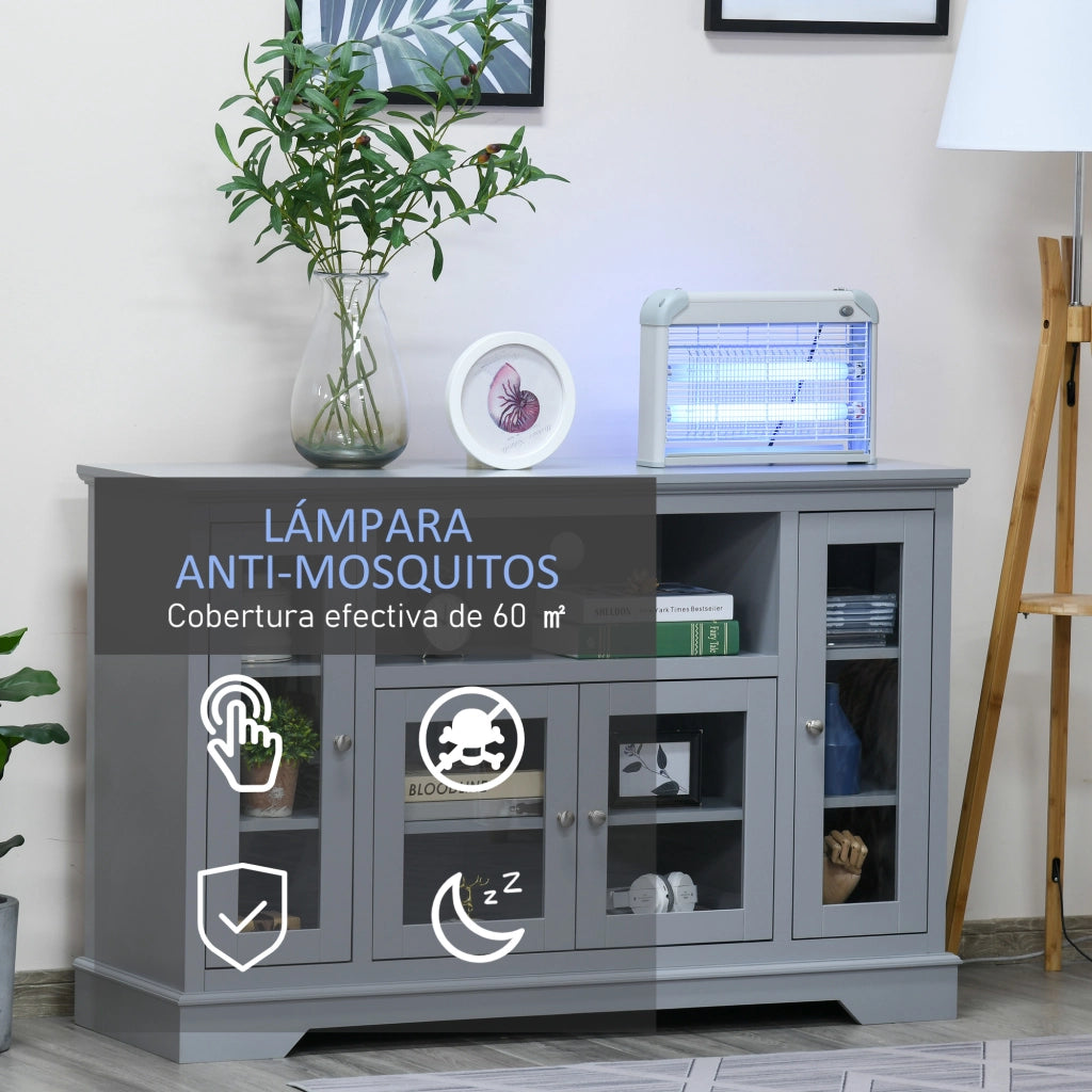 Lampada Antizanzare Elettrica UV 30W ¨C Minimal ¨C 48.5x8.5x26.5 cm Grigio
