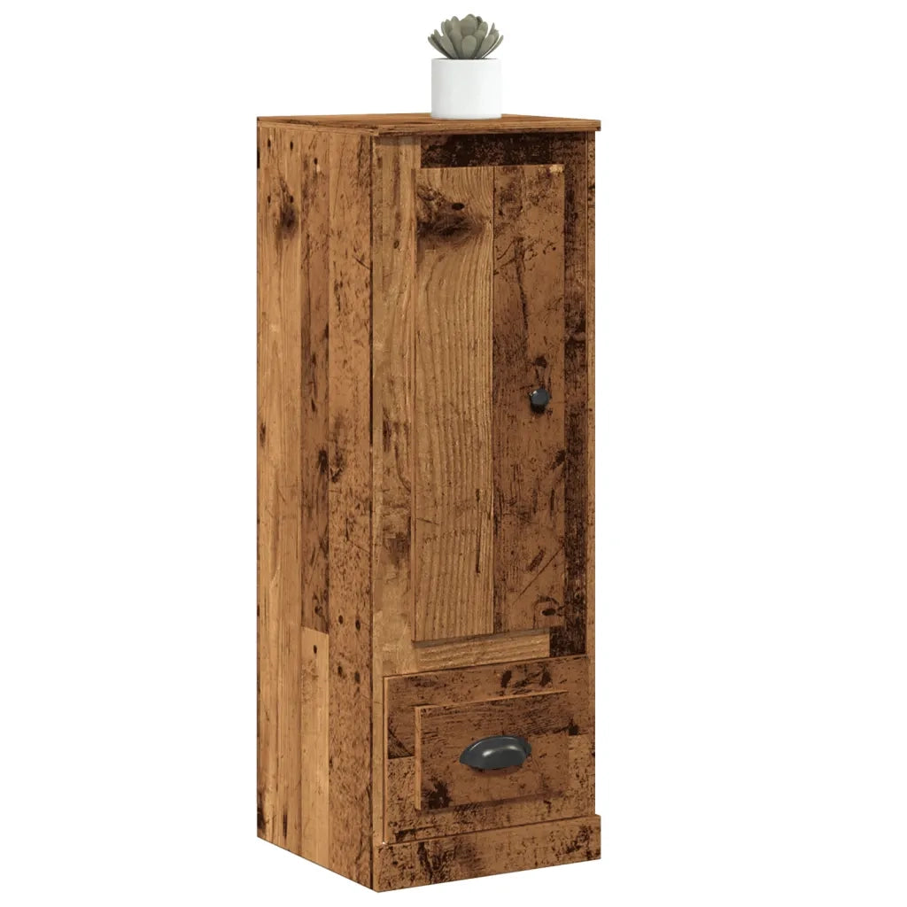 Credenza Legno Antico 36x35,5x103,5 cm in Legno Multistrato