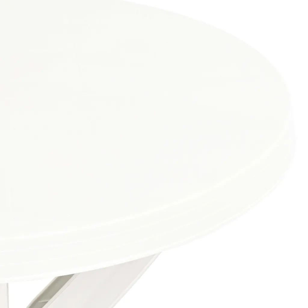 Tavolo da Bistrot Bianco Ã˜70 cm in Plastica cod mxl 34408