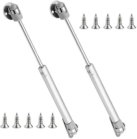 Molle a Gas 150N 2 PZ pistone a gas per ante Ammortizzatore per Cucina e Mobili Pneumatico Braccetto supporto di sollevamento automatico Peso massimo 15 Kg