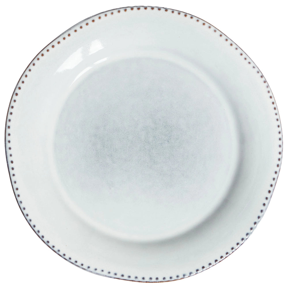 Set di 24 stoviglie in gres caolino blu chiaro fatto a mano con smalto reattivo Cucina Sala da pranzo