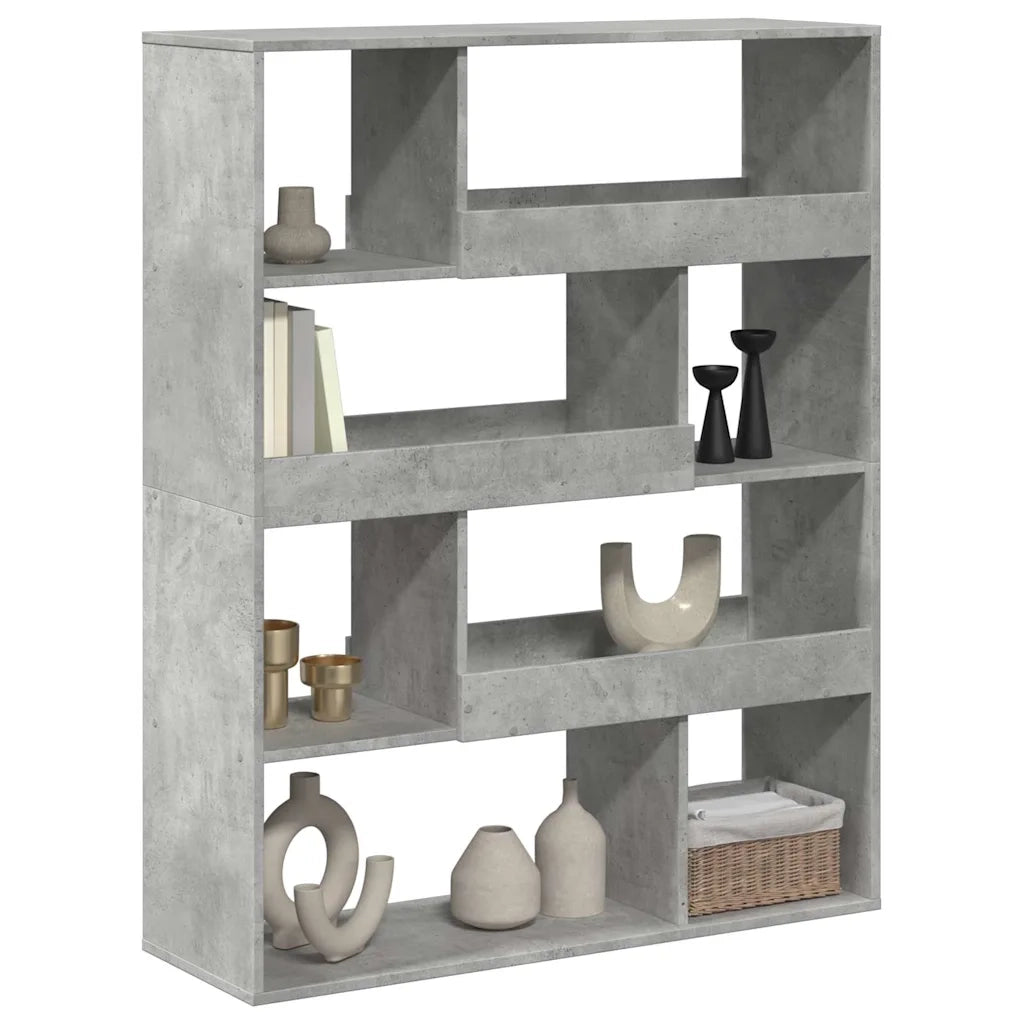 Divisorio Stanza | Paravento | Divisorio Ambienti Grigio Cemento 100x33x125,5 cm in Truciolato