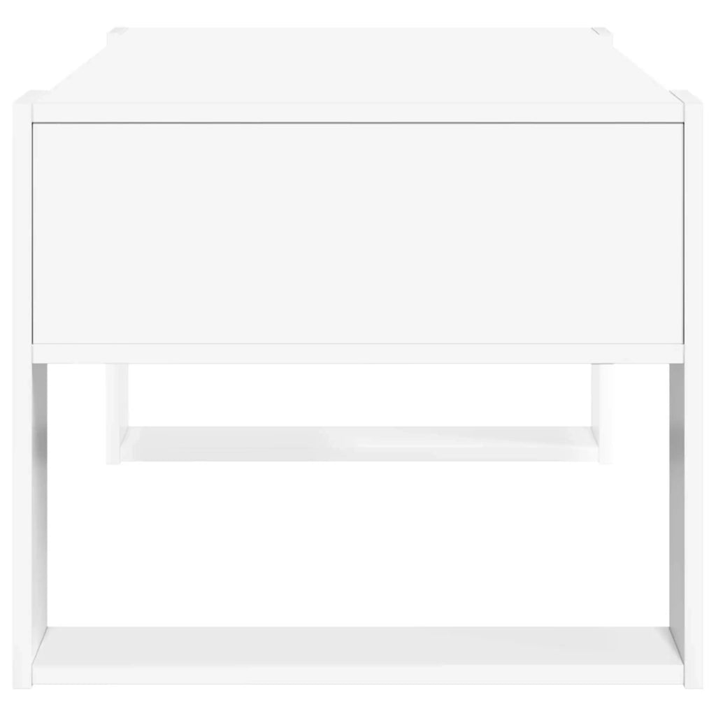 Tavolino da salotto Bianco 92 x 53 x 45 cm Legno multistrato 8000092