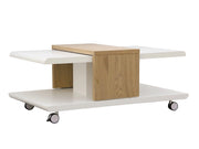 TAVOLINO JOLIET 110x66x45 IN MDF CON VASSOIO SCORREVOLE