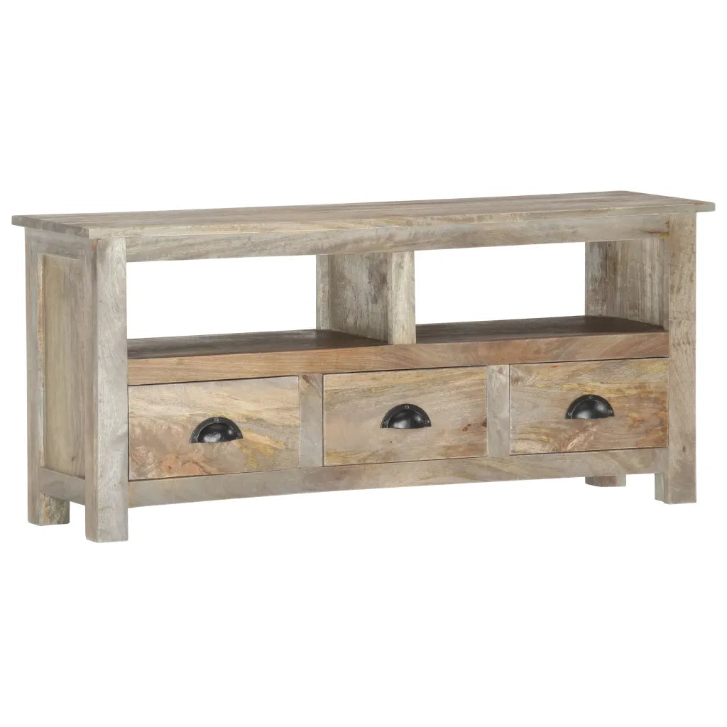 Mobile Porta TV 110x30x50 cm in Legno Massello di Mango cod mxl 17744
