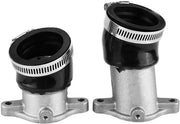 Carburatore Intake Manifold - 2 Pezzi - Alluminio/Gomma - Adatto per CX500 1978-1982 - Duraturo - Installazione Facile