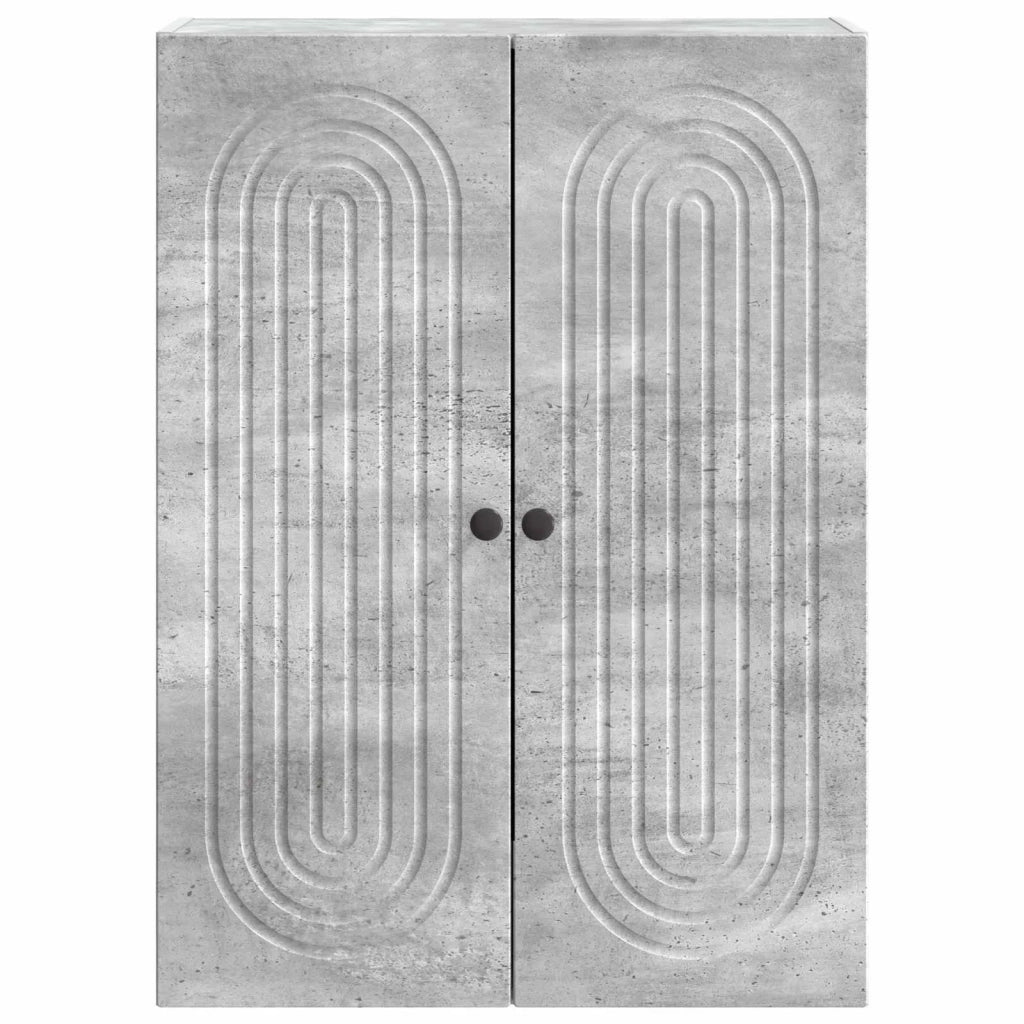 Mobiletto a muro Grigio Cemento 66 x 34,5 x 90 cm 898058