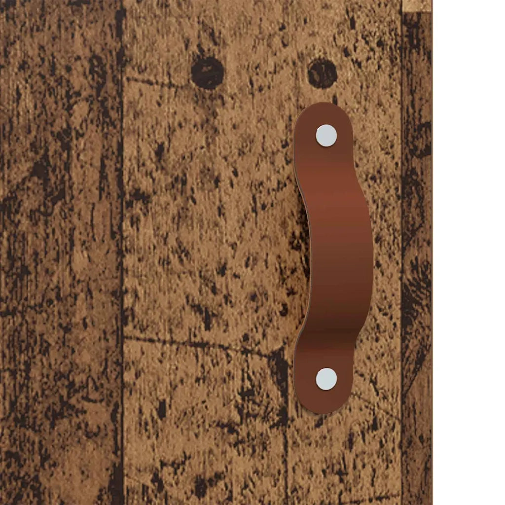 Mobile a muro 2 pcs Legno vecchio 69,5 x 34 x 90 cm 3415556