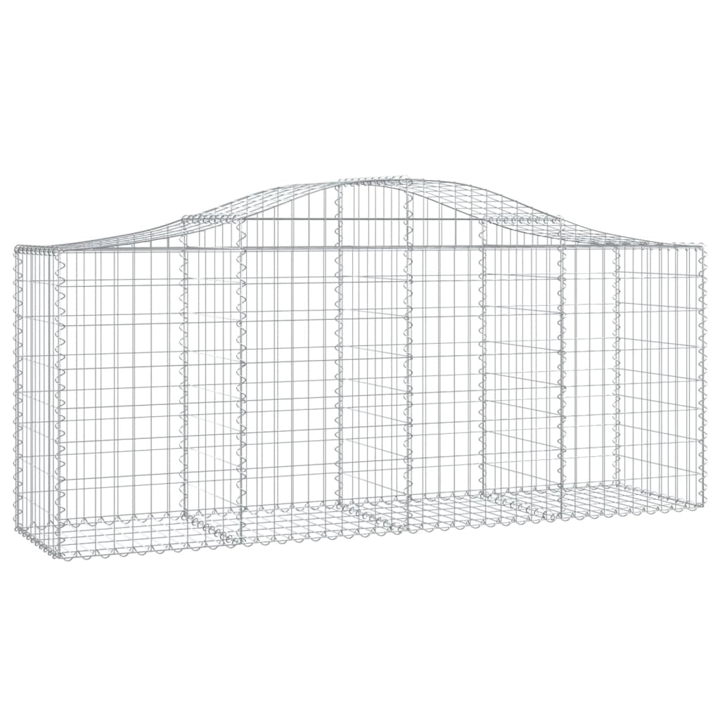 Cesti Gabbioni ad Arco 18 pz 200x50x80/100 cm Ferro Zincatocod mxl 87800
