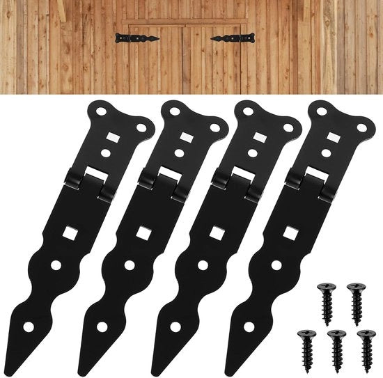 Serrature a doppia anta per porte e finestre - 4 pezzi - 155 mm - duraturevoli