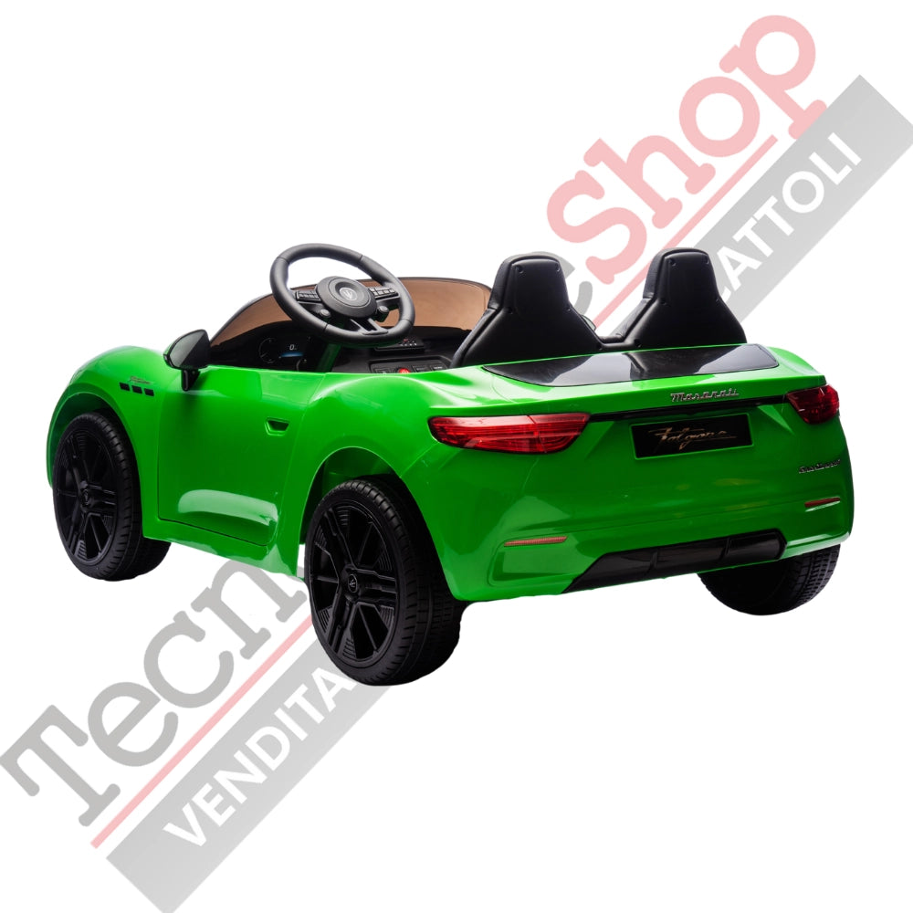 Auto Elettrica Per Bambini Maserati Folgore 12V-Verde