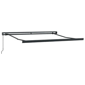 Tenda Retrattile Gialla e Bianca 3x2,5 m in Tessuto e Alluminio 3154556