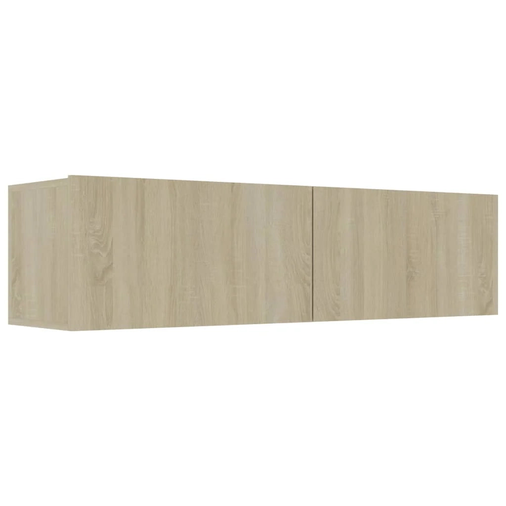 Mobile TV multimediale mensola TV credenza TV sala da pranzo soggiorno camera da letto rovere Sonoma 120 x 30 x 30 cm legno ingegnerizzato rovere Sonoma 02_0027460