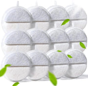 12 pacchi di filtri sostitutivi per fontane per gatti, filtri rotondi per fontane per gatti, filtri per gatti e cani con resina e carbone attivo per fontane da 2,5 litri (84 FL oz) F-016B