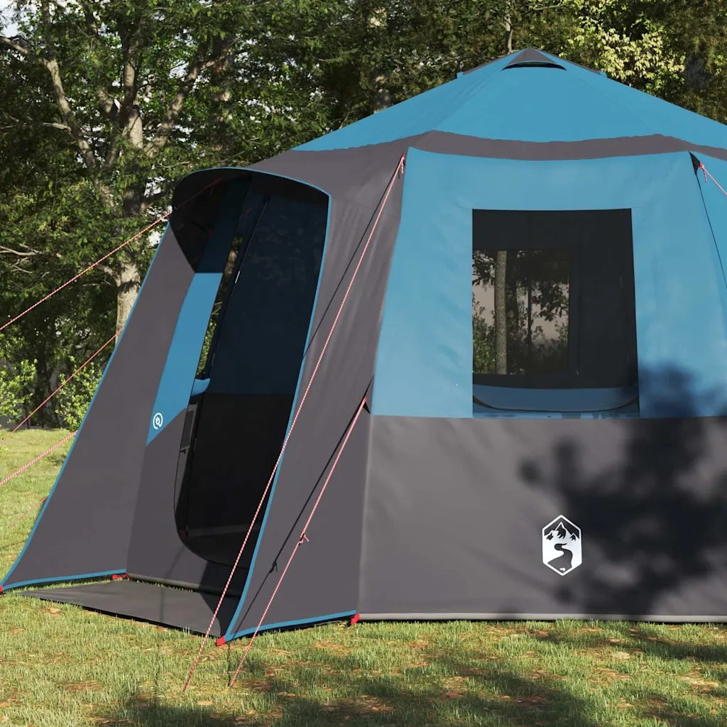 Tenda da campeggio per 12 persone con tetto Blu e Grigio 42001099