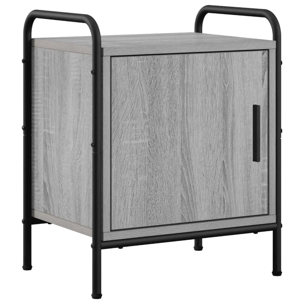 Armadio da Notte 2 pz Sonoma grigio 40 x 30 x 50 cm 8013525