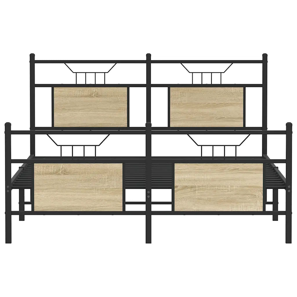 Giroletto senza Materasso Rovere Sonoma 140x190cm in Truciolato 4106810