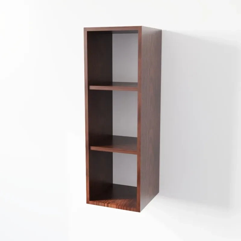 Pensile Cucina  in Legno Nobilitato Wenge Mobile Alto con 1 Anta, Pensile Componibile Moderno Made in Italy (H90XL30XP33cm)