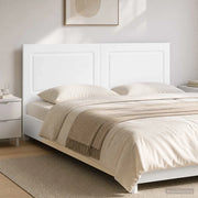 Testiera da Muro UTRECHT Bianco Legno ingegnerizzato 897825