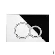 PLACCA DI COMANDO MOD. ROTONDA PER CASSETTA RAK ECOFIX- Cromo - Matt Cromo- RAK- pezzi 1