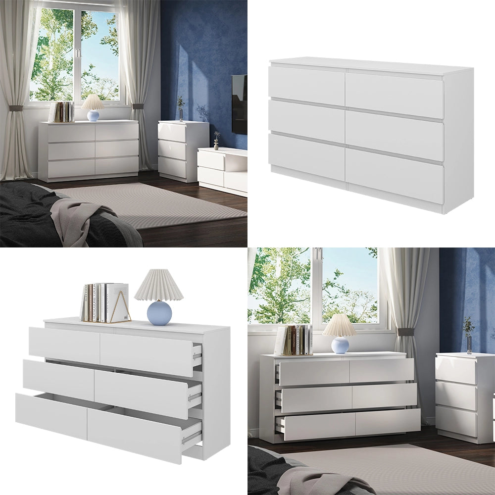 Vicco Cassettiera  Bianco 39 x 78.5 cm
