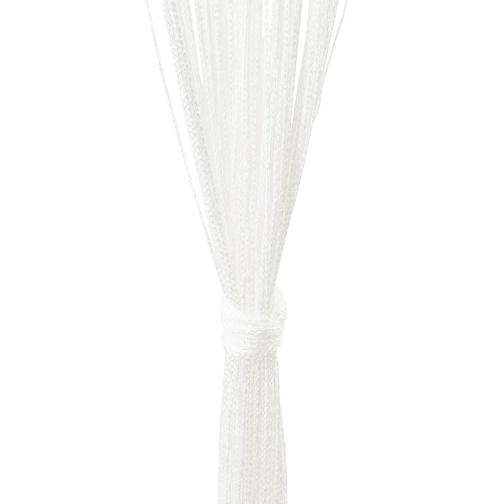 2 pz Tende a Fili 100x250 cm Bianche