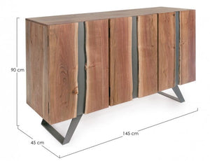 Credenza 3 Ante 145x45x90h cm Aron